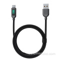 PD/100W Pantalla actual de aluminio Zinc Aluminio PD Cable de cargador